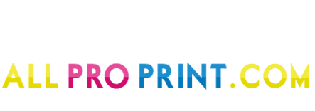 AllProPrint.com logo on black background