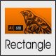 Orange Adobe Illustrator thumbnail: stylized bird, "Rectangle