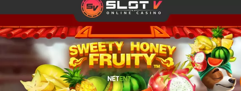 Sweety Honey Fruity slot game banner