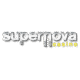 Silver Supernova Casino logo on black background